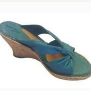 Born 'Drilles' turquoise sandals